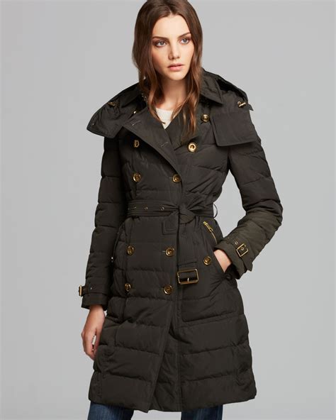 burberry brit jacket green|Burberry Brit winter down jacket.